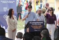 Gobierno Nacional entreg&oacute; 100 viviendas nuevas en Santa Elena