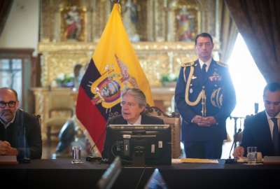 El presidente Guillermo Lasso presidi&oacute; la reuni&oacute;n entre autoridades ecuatorianas y empresarios chinos.