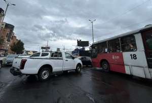 En Quito no hay energ&iacute;a el&eacute;ctrica en los sem&aacute;foros. 