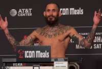 Marlon Vera registró 136 libras en el pesaje de este viernes.