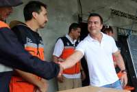 Presidente Noboa dispuso la condonación de deudas para los afectados por los efectos del invierno