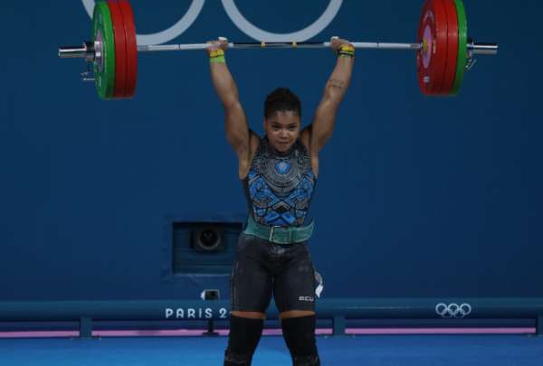 La ecuatoriana Angie Palacios logra medalla de bronce en los Juegos Ol&iacute;mpicos de Par&iacute;s 2024.