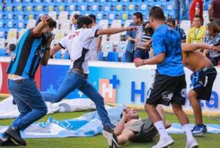 Violencia en el f&uacute;tbol mexicano