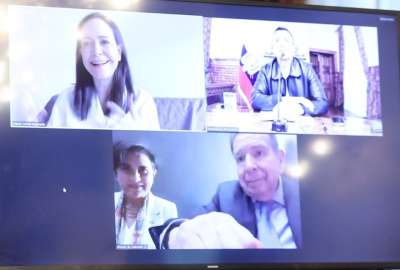 Daniel Noboa sostuvo una reuni&oacute;n con Edmundo Gonz&aacute;lez y Mar&iacute;a Corina Machado.