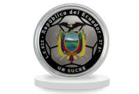 Ecuador present&oacute; una moneda conmemorativa por el mundial de Qatar