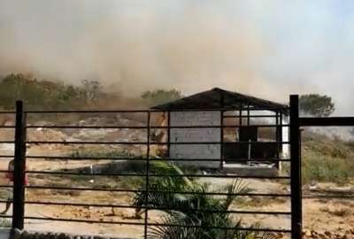 Incendio forestal en el sector Bosque de la China gener&oacute; temor en sus residentes