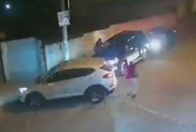 En Tumbaco (Quito) se registr&oacute; un secuestro en video.