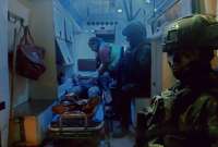 Uno de los sospechosos fue interceptado por los militares.