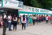 El Ministerio de Educación informó que los planteles que acogían a la comunidad afectada por las inundaciones ya están habilitados