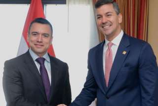 Presidente Daniel Noboa se reuni&oacute; con sus hom&oacute;logos de Paraguay, Ucrania, Chile y Uruguay