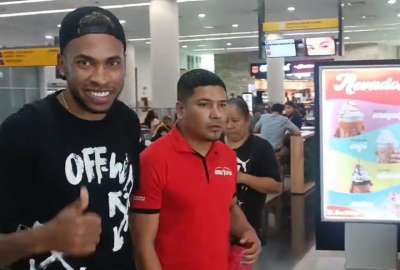 Ayrton Preciado lleg&oacute; al pa&iacute;s para sumarse al Guayaquil City