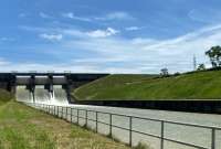 Se cumplió con la descarga de agua del embalse Daule Peripa.