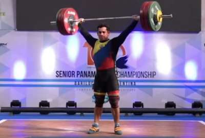Wilmer Contreras gan&oacute; la medalla de plata en arranque.