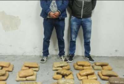 Polic&iacute;a Nacional detuvo un veh&iacute;culo que transportaba 25 kilos de droga