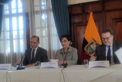Acuerdos con EE. UU, TPS para migrantes ecuatorianos no regularizados y situaci&oacute;n entre Ecuador y M&eacute;xico, temas abordados por la canciller de Ecuador, Gabriela Sommerfeld