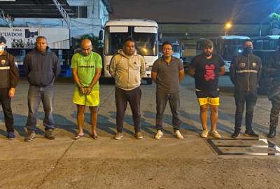 Polic&iacute;a Nacional detuvo a cinco sospechosos por transportar una tonelada de coca&iacute;na