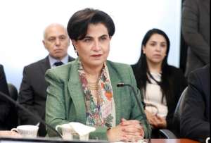 La Canciller de Ecuador, Gabriela Sommerfeld, dio detalles de la firma de este acuerdo de empleo para j&oacute;venes.