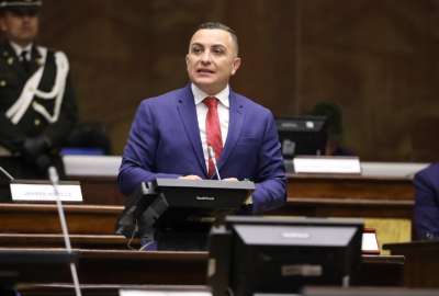 El asamble&iacute;sta Xavier Jurado denunci&oacute; en la Fiscal&iacute;a a Alejandro Mu&ntilde;oz, secretario general de la Asamblea Nacional. 