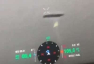Militares ucranianos captaron un supuesto OVNI con un dron