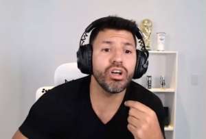 Sergio Ag&uuml;ero perdi&oacute; la paciencia en media transmisi&oacute;n en vivo