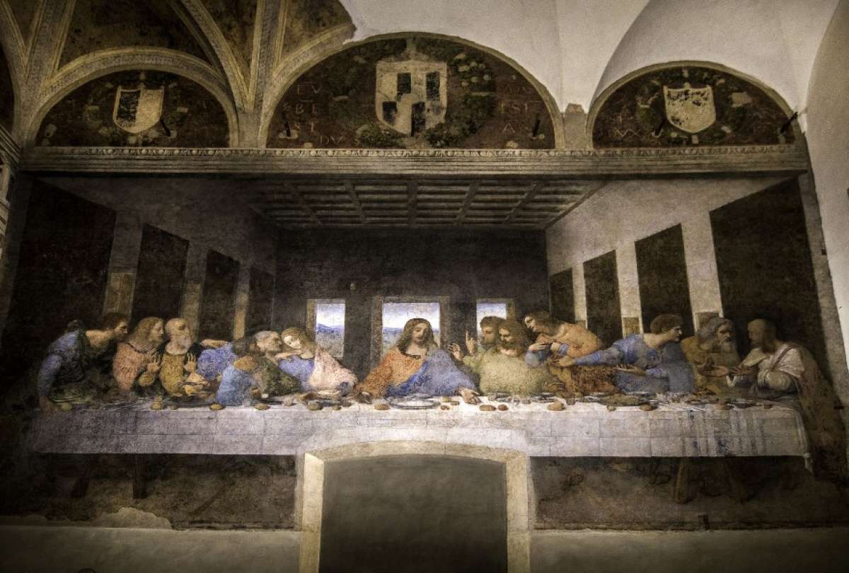 'La Última Cena' es uno de los cuadros más emblemáticos.