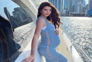 Nadia Ferreira, la joven esposa de Marc Anthony, presumi&oacute; su embarazo