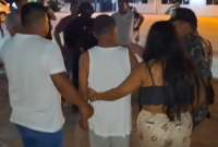 Los afectados pudieron reunirse con sus familiares, tras ser liberados por la Policía.