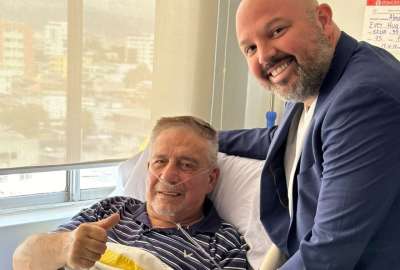 Loor acudi&oacute; a la cl&iacute;nica para pagar la cuenta del tratamiento de Ever Hugo Almeida