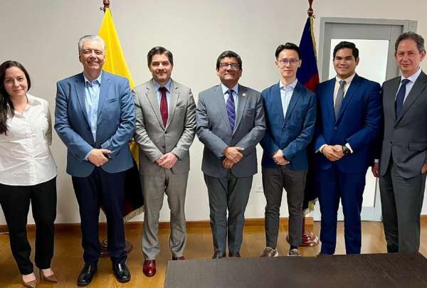 Ministro de Producci&oacute;n y representantes de Temu mantuvieron un encuentro con el fin de operar en Ecuador
