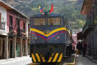 El tren de la &ldquo;Nariz del Diablo&rdquo; volvi&oacute; a operar en Chimborazo.