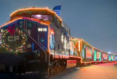 Estas son las paradas del Holiday Train que recorrer&aacute; Estados Unidos y Canad&aacute;.