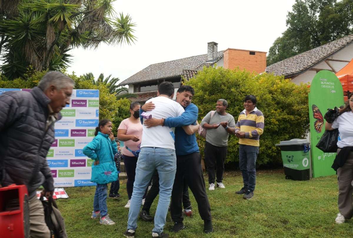 Los recicladores tuvieron una mañana divertida