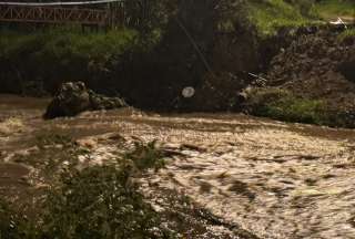 Lluvias en el Austro dejan r&iacute;os desbordados y en prealerta