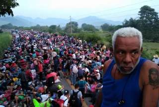 Una nueva caravana de cerca de 2.000 hondure&ntilde;os parte rumbo a Estados Unidos
