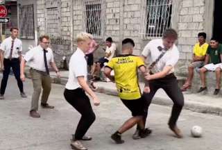 Un partido de indor callejero se hizo viral