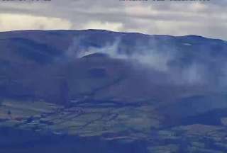 Se registra incendio forestal en el Pasochoa