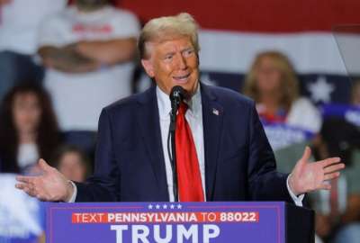 Durante un acto de campaña, el expresidente estadounidense también criticó a Joe Biden.