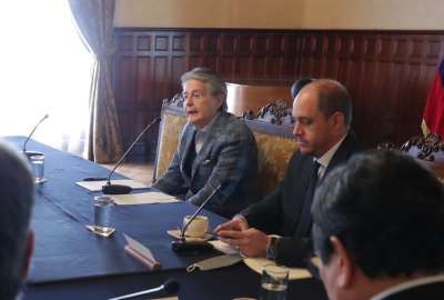 Presidente Lasso se re&uacute;ne representantes del sector de la producci&oacute;n de alimentos