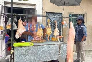 Guayaquil: c&aacute;rnicos en condiciones insalubres fueron clausurados
