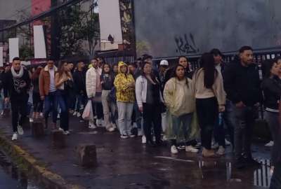 Fuerte granizada en Quito sorprendi&oacute; a los fan&aacute;ticos del Urban Fest