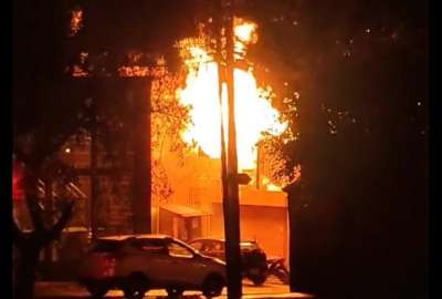 Un incendio en un restaurante de Quito caus&oacute; temor