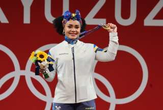 Neisi Dajomes y Daniel Pintado, los Abanderados a Juegos Ol&iacute;mpicos Par&iacute;s 2024