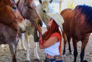 Rescata caballos con las ganancias de OnlyFans  &nbsp;
