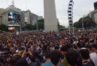 En Buenos Aires hubo una 'genkidama' masiva en honor a Toriyama
