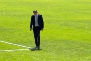 Guillermo Almada se cay&oacute; en pleno partido