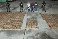 En el operativo &amp;#039;Cero Impunidad 428&amp;#039; se incaut&oacute; una tonelada de coca&iacute;na en Daule.
