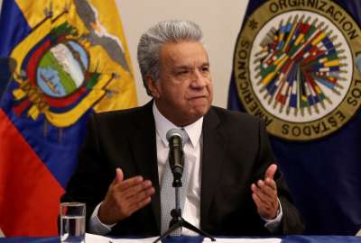 Len&iacute;n Moreno labora actualmente para la Organizaci&oacute;n de los Estados Americanos (OEA).