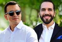 El presidente Noboa viajará a El Salvador, donde se reunirá el su homólogo, Nayib Bukele.