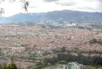 Las autoridades alertaron que la calidad del aire en Cuenca es poco saludable. 