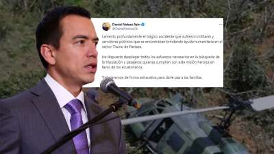 El Presidente dispuso desplegar todos los esfuerzos necesarios en la b&uacute;squeda de la tripulaci&oacute;n y pasajeros. 